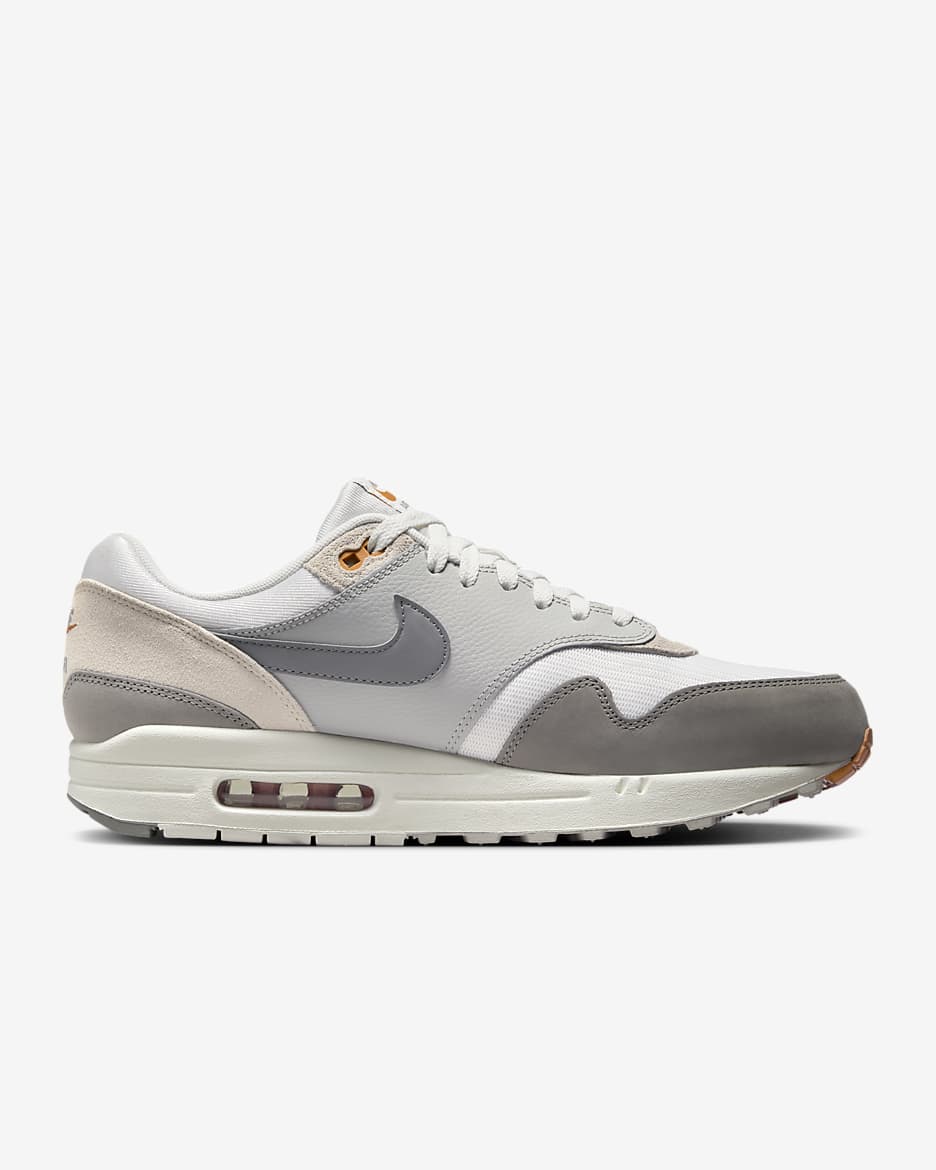 Nike air max 1 pure platinum orange best sale